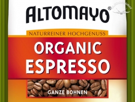 Bio Hochland Espresso, ganze Bohnen