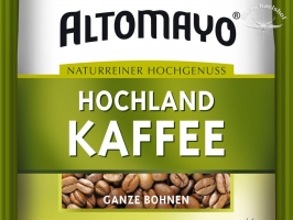 Bio Hochland Kaffee, ganze Bohnen