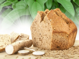 Bio Lichtäther Kraftpflanzen Brot